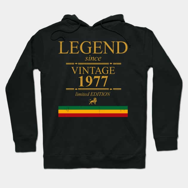 Legend Singe Vintage 1977 Hoodie by marieltoigo